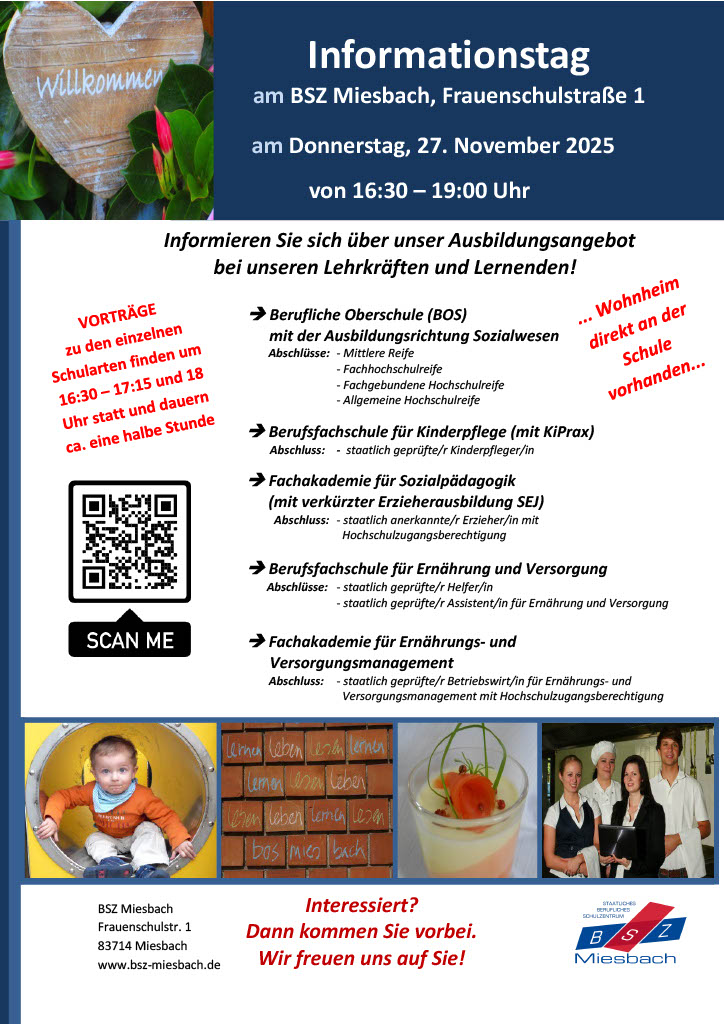 Plakat Infoabend November 2025